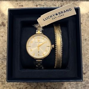 Lucky Brand Watch and Bangle Gift Set